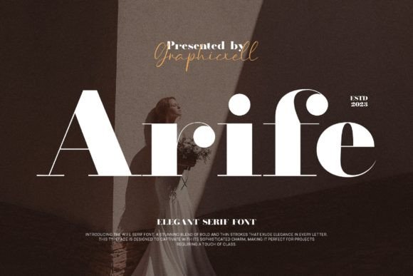 Arif: A Sophisticated Serif Font for Modern Branding