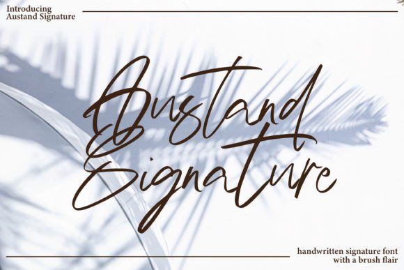 Austand Signature: A Classy Handwritten Font for Modern Marketing Design