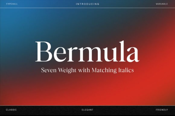 Bermula: A Classy Serif Font for Modern Campaigns