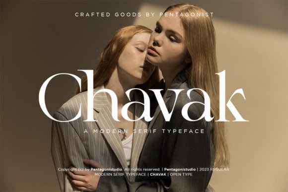 Chavak: A Modern Serif Font for Elegant Editorial Design