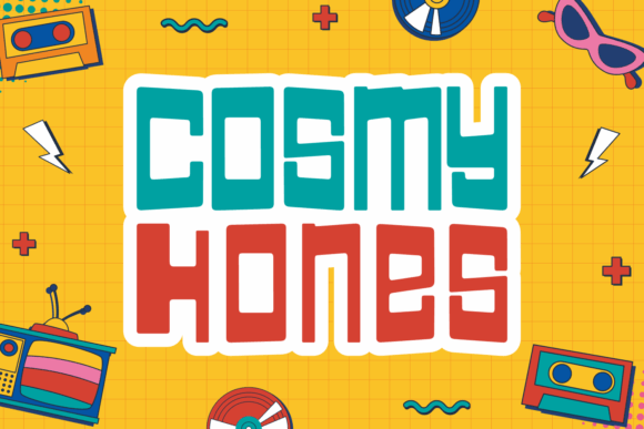Cosmy Hones: A Playful Display Font That Elevates Small Business Branding