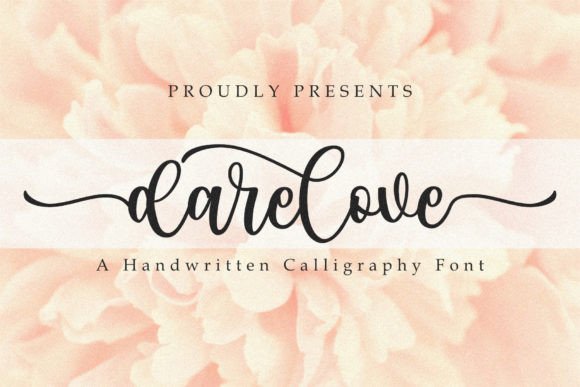 Darelove: A Modern Calligraphy Font for Scroll-Stopping Visual Campaigns