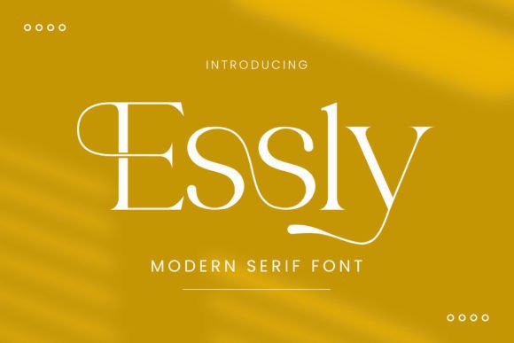 Essly Serif: A Smooth, Elegant Font for Thoughtful Editorial Design
