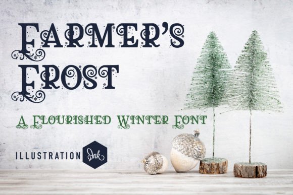Farmer s Frost: A Hand-Crafted Serif Font for Elegant Handmade Product Design