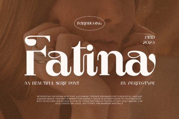 Fatina: A Sophisticated Serif Font for Crafters and Makers