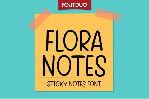 Flora Notes: A Cute Handwritten Font for Small Business Branding