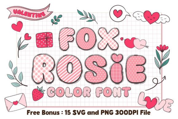 Fox Rosie: A Cute Color Font for Warm Branding and Creative Projects