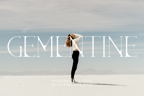 Gementine: A Modern Serif Font for Elegant Campaign Design