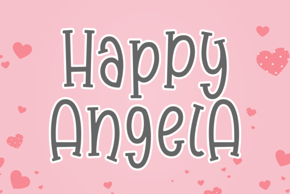 Happy Angela: A Charming Serif Font for Creative Projects