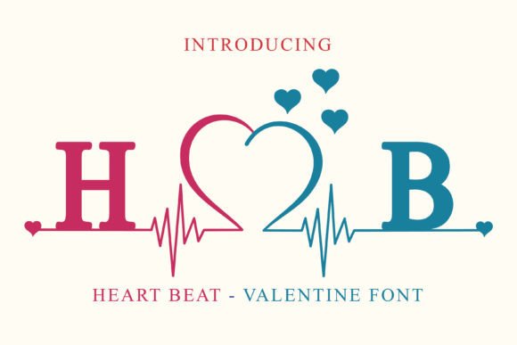 Heart Beat Love: A Decorative Font That Adds Romance to Every Handmade Design