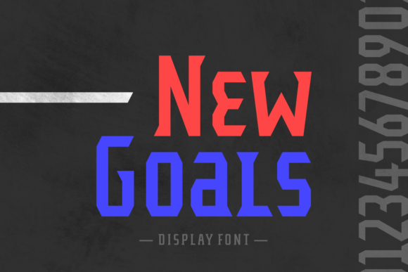 New Goals: A Strong Display Font for Handmade Product Design
