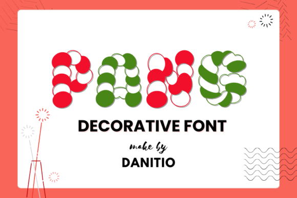 Pang: A Cute Decorative Font That Brings Christmas Cheer to Craft Projects