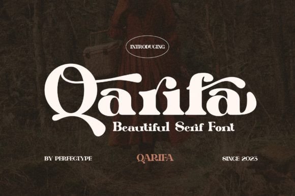 Qarifa: Elegant Serif Typeface for Modern Branding and Design Projects