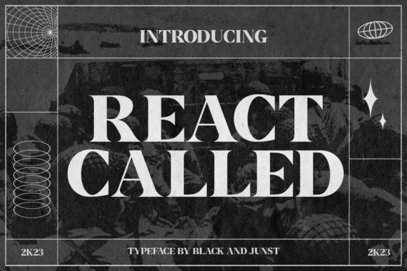 React Called: A Stylish Serif Font for Modern Marketing Campaigns
