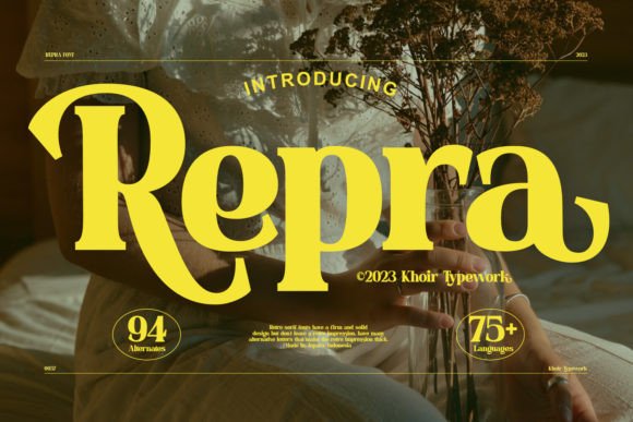 Repra: A Vintage-Inspired Serif Font That Elevates Handmade Branding
