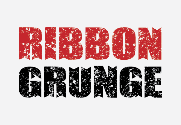 Ribbon Grunge: A Daring Serif Font for Bold Web Design