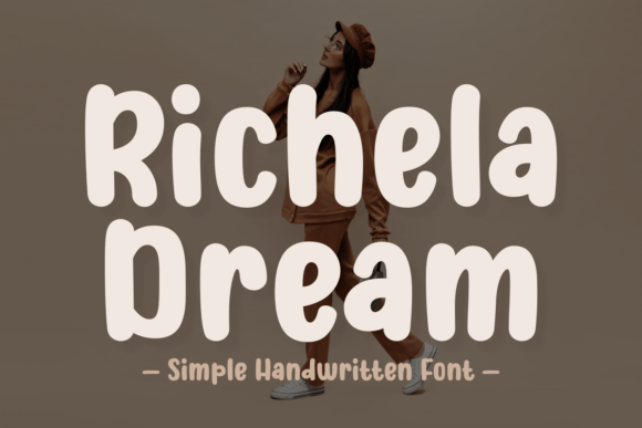 Richela Dream: A Bold Handwritten Font for Editorial Charm