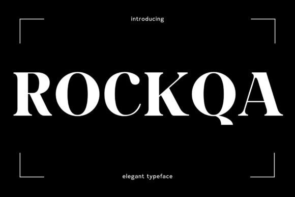 Rockqa: A Sophisticated Serif Font for Elegant Handmade Branding