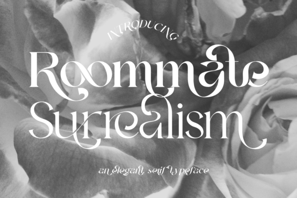 Roommate Surrealism: Elegant Serif Font for Crafters & Sellers