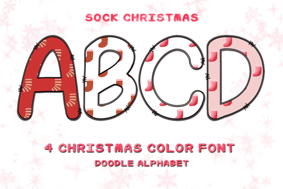 Sock Color Font: Festive Typography for Business Branding