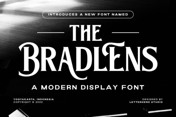 The Bradlens: A Modern Serif Font for Elegant Design